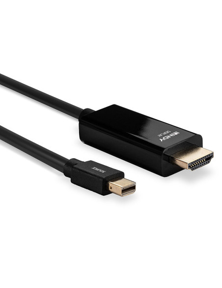 Lindy 36926 adaptador de cable de vídeo 1 m HDMI tipo A (Estándar) Mini DisplayPort Negro