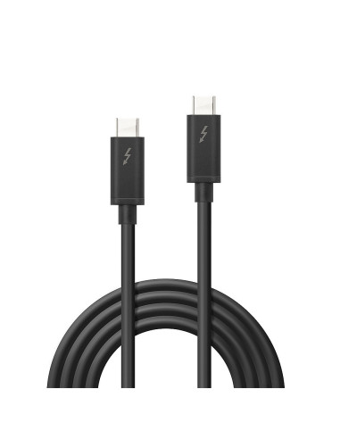 Lindy 41556 cable Thunderbolt 1 m 20 Gbit s Negro