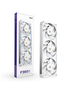 NZXT F360X Carcasa del ordenador Ventilador 12 cm Blanco 1 pieza(s) 2