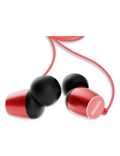 Aiwa ESTM-20RD auricular y casco Auriculares Alámbrico Dentro de oído Llamadas Música Deporte Uso diario Rojo 2