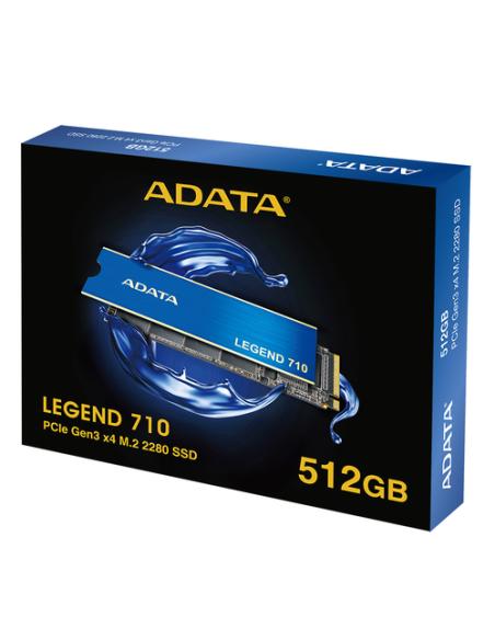 ADATA LEGEND 710 512 GB M.2 PCI Express 3.0 NVMe 3D NAND