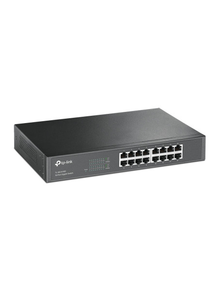 TP-Link TL-SG1016D No administrado Gigabit Ethernet (10 100 1000) Negro