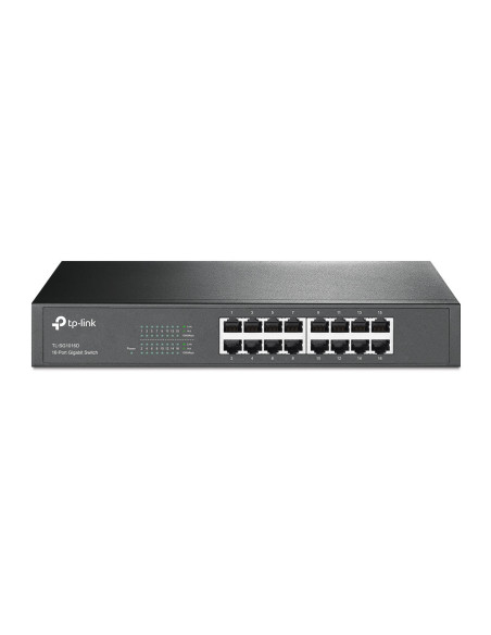 TP-Link TL-SG1016D No administrado Gigabit Ethernet (10 100 1000) Negro