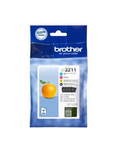 Brother LC3211VALDR cartucho de tinta 4 pieza(s) Original Negro, Cian, Magenta, Amarillo