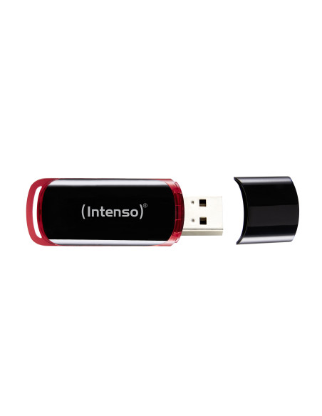 Intenso 64GB USB2.0 unidad flash USB USB tipo A 2.0 Negro, Rojo