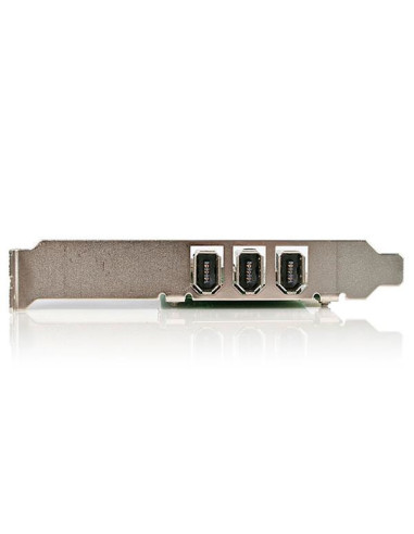 StarTech.com Adaptador Tarjeta Controladora FireWire 400 PCI 4 Puertos FW 6 Pin Chipset TI - IEEE 1394a