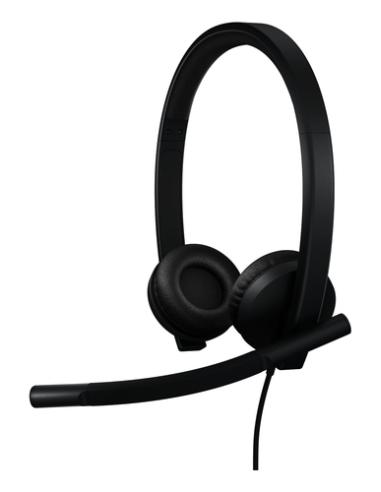 Logitech H570e Auriculares Alámbrico Diadema Oficina/Centro de llamadas USB Tipo C Negro