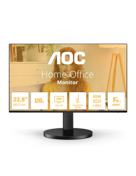 AOC B3 27B3CF2 pantalla para PC 68,6 cm (27") 1920 x 1080 Pixeles Full HD LED Negro