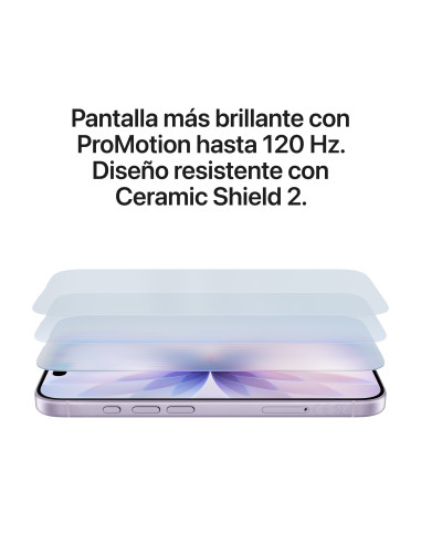 Apple iPhone 17 16 cm (6.3") SIM doble iOS 26 5G USB Tipo C 512 GB Azul