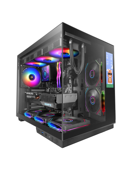 Mars Gaming MCMIRAGE carcasa de ordenador Midi Tower Negro