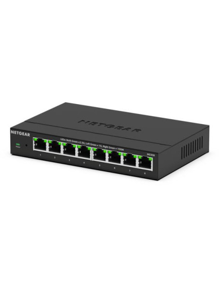 NETGEAR MS308 No administrado 2.5G Ethernet (100 1000 2500) Negro