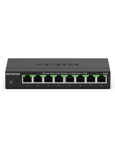 NETGEAR MS308 No administrado 2.5G Ethernet (100 1000 2500) Negro 2