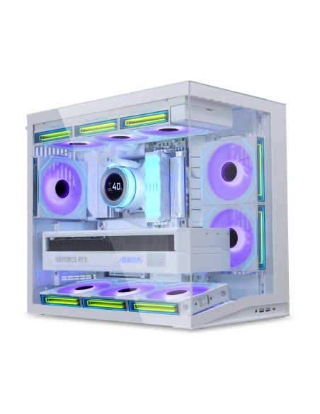 Lian Li 011 Dynamic Mini O11 DYNAMIC MINI V2 Mini Tower Blanco