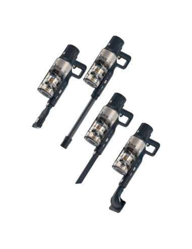 Cecotec Conga Rockstar 5500 Hurricane Station Pet Flex Aspiradora vertical Batería Secar Sin bolsa 700 W Negro