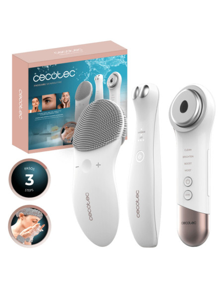 Cecotec A01_EU01_102502 masajeador para el cuidado de la piel Cara Blanco