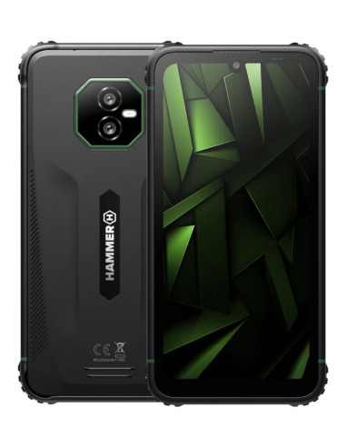 HAMMER Ranger 6 128 GB 15,2 cm (6") SIM doble Android 15 4G USB Tipo C 6 GB 5000 mAh Negro