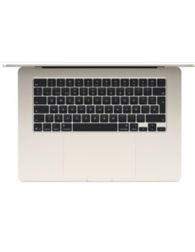 apple MacBook Air 13.6" Chip M4 con CPU de 10 nucleos 24GB de memoria unificada 512GB SSD lanco Estrella MC6A4Y/A
