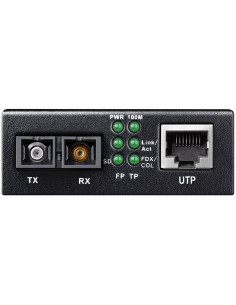Cudy MC100SA-20 convertidor de medio 100 Mbit s 1310 nm Monomodo Negro 2