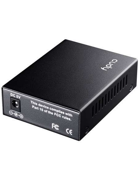Cudy MC100SA-20 convertidor de medio 100 Mbit s 1310 nm Monomodo Negro