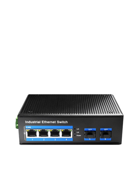 Cudy IG1004S2P switch No administrado Gigabit Ethernet (10 100 1000) Energía sobre Ethernet (PoE) Negro