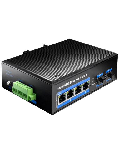 Cudy IG1004S2P switch No administrado Gigabit Ethernet (10 100 1000) Energía sobre Ethernet (PoE) Negro