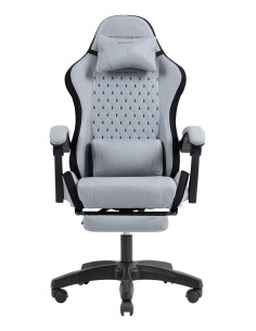 Mars Gaming MGCXFSB silla para videojuegos Silla para videojuegos de PC Asiento acolchado Negro, Gris
