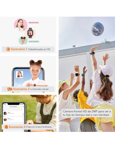 imoo 2026Z1PINK Relojes inteligentes y deportivos Digital Rosa 2