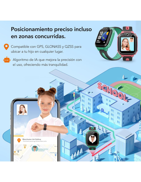 imoo 2026Z1PINK Relojes inteligentes y deportivos Digital Rosa