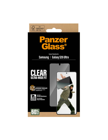 PanzerGlass ® Screen Protector Samsung Galaxy S26 Ultra | Ultra-Wide Fit w. EasyAligner Protector de pantalla 1 pieza(s)