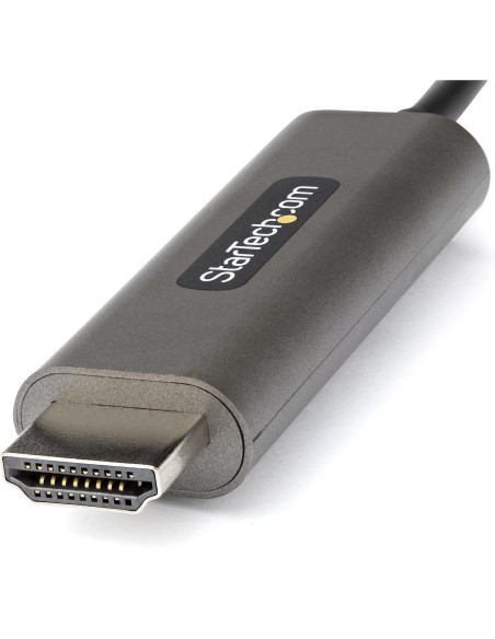 StarTech.com Cable 5m USB C a HDMI 4K de 60Hz con HDR10 - Adaptador de Vídeo USB Tipo C a HDMI 2.0b Ultra HD 4K - Convertidor