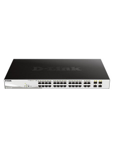 D-Link DGS-1210-28P switch Gestionado L2 Gigabit Ethernet (10 100 1000) Energía sobre Ethernet (PoE) 1U Negro