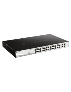 D-Link DGS-1210-28P switch Gestionado L2 Gigabit Ethernet (10 100 1000) Energía sobre Ethernet (PoE) 1U Negro 2