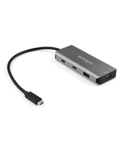 StarTech.com Hub USB C de 4 puertos - 2x USB A y 2x USB C - Concentrador USB Tipo C 3.2 Gen 2 SuperSpeed de 10Gbps Alimentado