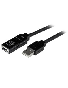 StarTech.com Cable de 25m USB 2.0 de Extensión Activo Macho a Hembra - Alargador Extensor Amplificado