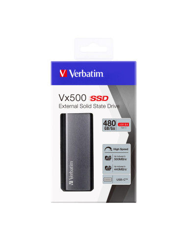 Verbatim SSD externo Vx500 USB 3.1 Gen 2 480 GB