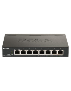 D-Link DGS-1100-08PV2 B Gestionado L2 L3 Gigabit Ethernet (10 100 1000) Energía sobre Ethernet (PoE) Negro