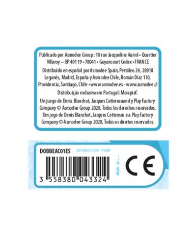 Asmodee Dobble Impermeable 15 min Juego De Cartas Lógico