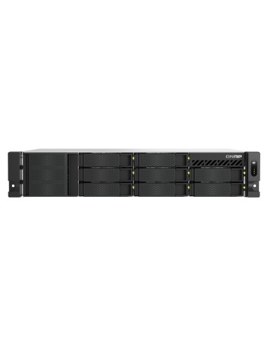 QNAP TS-855EU-8G servidor de almacenamiento NAS Bastidor (2U) Intel Atom® C5125 8 GB DDR4 0 TB QuTS hero Negro