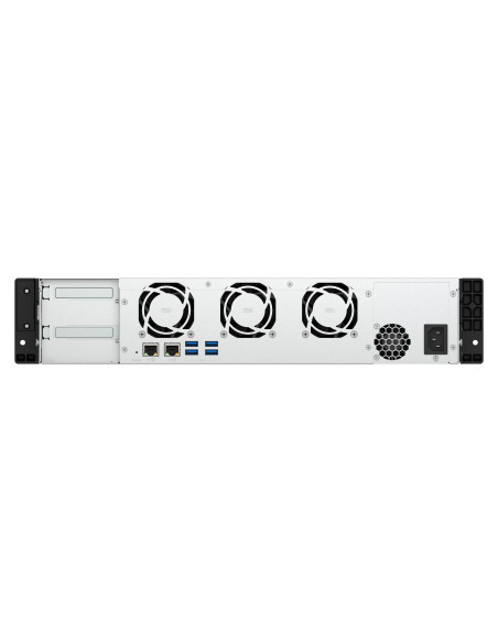 QNAP TS-855EU-8G servidor de almacenamiento NAS Bastidor (2U) Intel Atom® C5125 8 GB DDR4 0 TB QuTS hero Negro