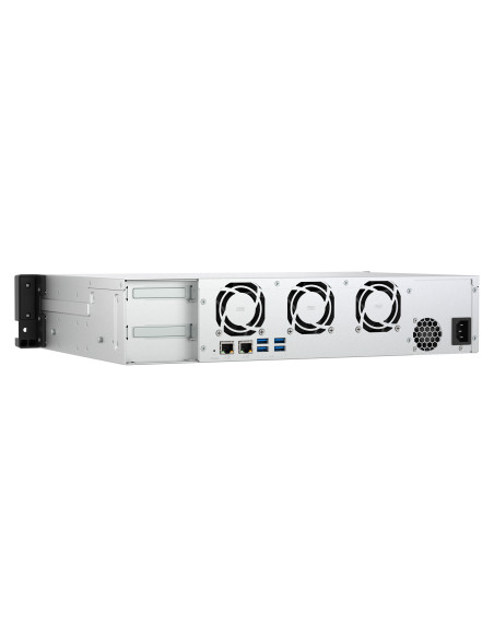 QNAP TS-855EU-8G servidor de almacenamiento NAS Bastidor (2U) Intel Atom® C5125 8 GB DDR4 0 TB QuTS hero Negro
