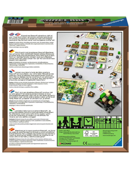 Ravensburger Minecraft Builders & Biomes Juego de mesa Juego de fichas