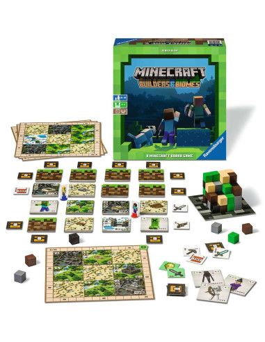 Ravensburger Minecraft Builders & Biomes Juego de mesa Juego de fichas