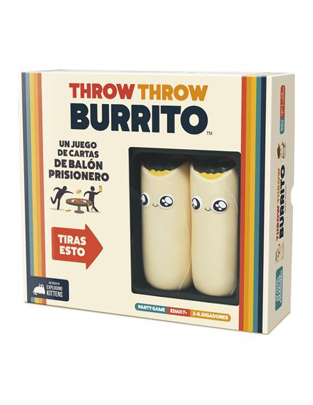 Asmodee EKITTB01ES juego de tablero Throw Throw Burrito 15 min Juego de mesa Coleccionable