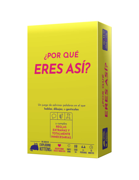 Asmodee Exploding Kittens EKIWYLT01ES juego de tablero ¿Por qué eres así? 15 min Juego De Cartas Partido