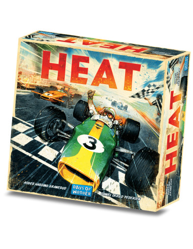 Asmodee DW9131 juego de tablero Heat Juego de mesa Carrera