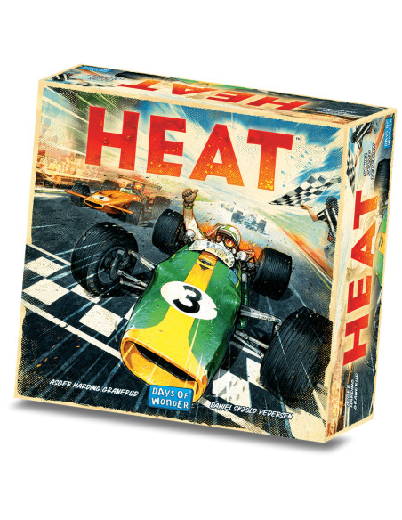 Asmodee DW9131 juego de tablero Heat Juego de mesa Carrera