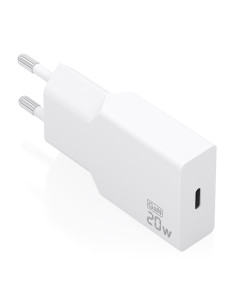 AISENS Cargador Ultra Delgado GaN 20W, 1xUSB-C PD3.0, Blanco