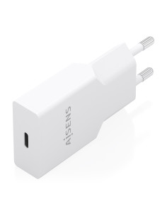 AISENS Cargador Ultra Delgado GaN 25W, 1xUSB-C PD3.0, Blanco 2