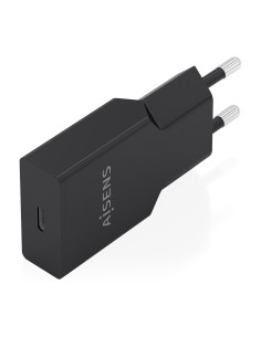 AISENS Cargador Ultra Delgado GaN 30W, 1xUSB-C PD3.0, Negro 2