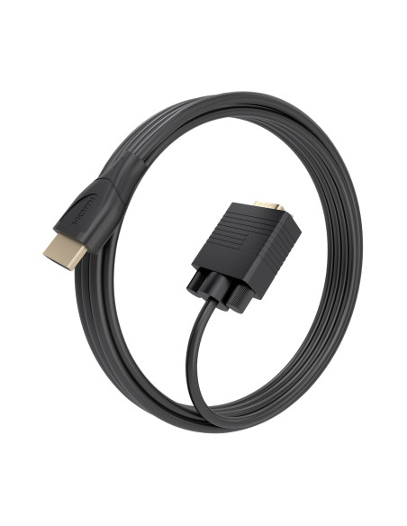 AISENS Cable Conversor HDMI a SVGA, HDMI A M-SVGA M, Negro, 2.0m
